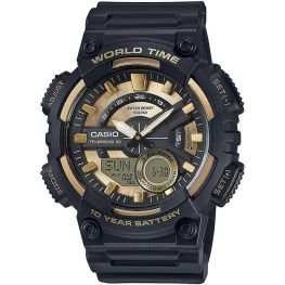 Standard Men's 100m World Time AnaDigi Wrist Watch, AEQ-110BW-9AVDF