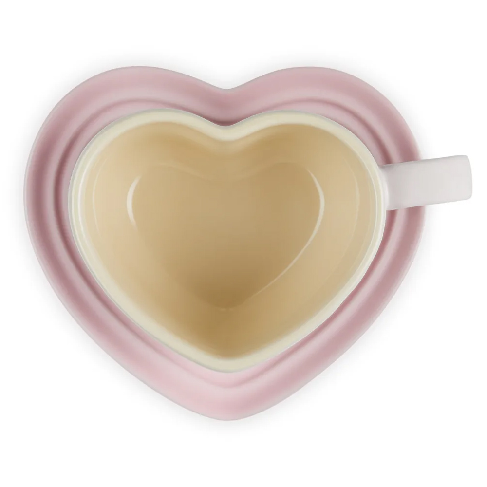 Heart Mug & Saucer, 220ml - Image 5