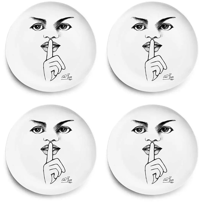Sketchbook Dinner Plates, Set Of 4 - Image 4
