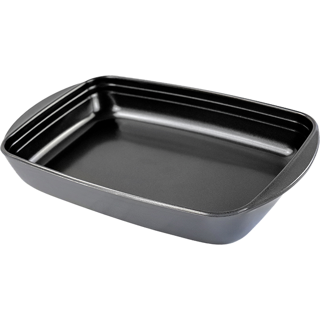 Vitrinor Non-Stick Rectangular Glass Baker & Roasting Dish, 35cm