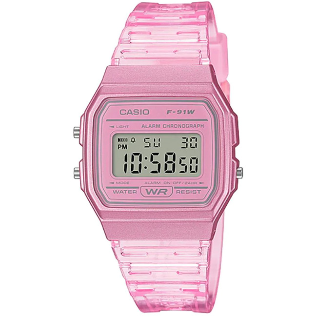 Retro Translucent Digital Wrist Watch, F-91WS - Image 4