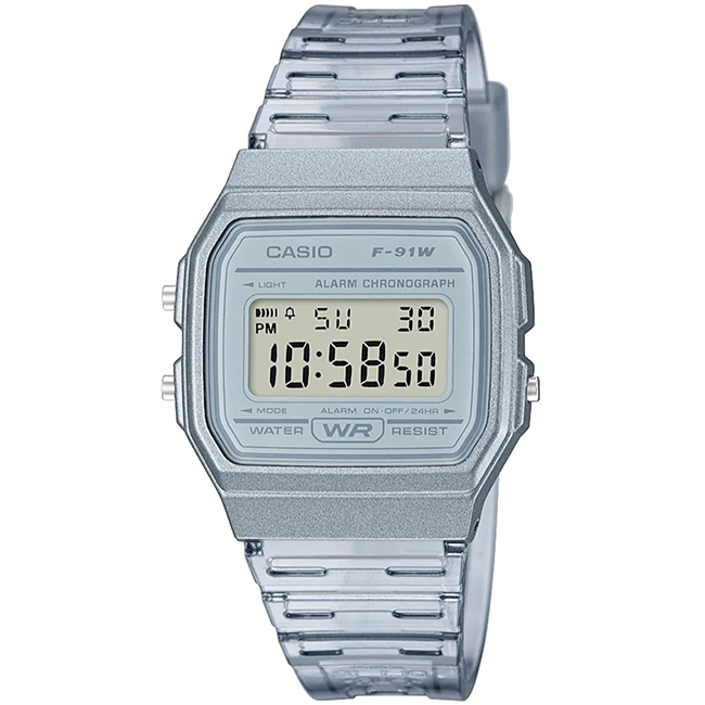 Retro Translucent Digital Wrist Watch, F-91WS - Image 2
