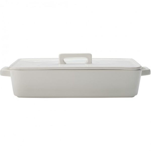 Epicurious Rectangular Baker With Lid, 32cm