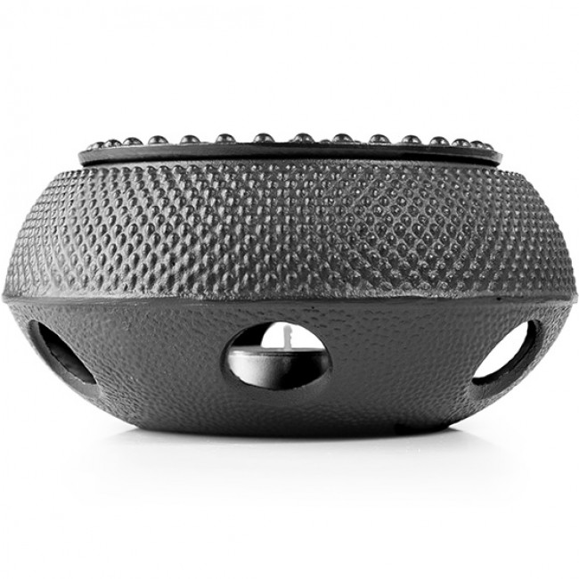 Oriental Cast Iron Teapot Warmer - Image 3