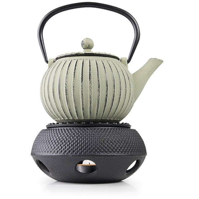 Oriental Cast Iron Teapot Warmer - Image 2