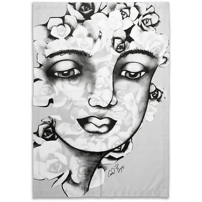 Tea Towel, Succulent Faces