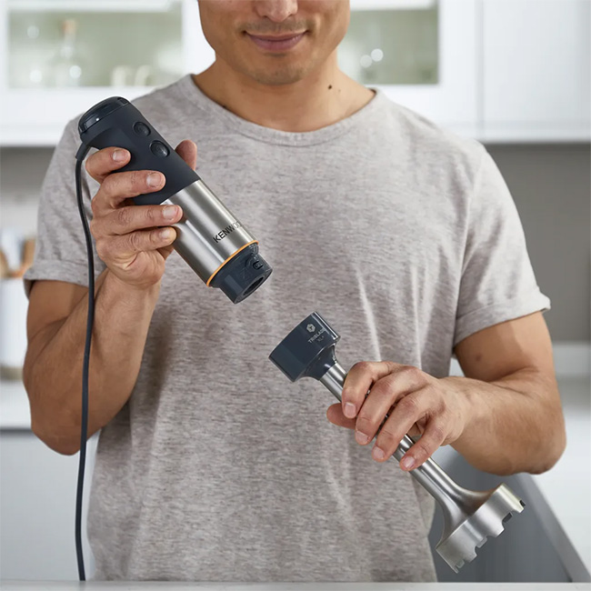 Triblade Hand Blender With Whisk & Masher, HBM60.007GY - Image 9