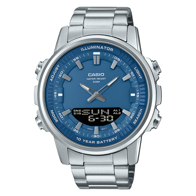 Standard Men's 50m World Time AnaDigi Wrist Watch, AMW-880D