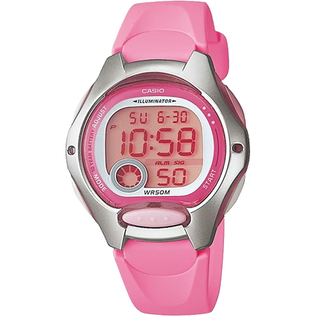 Standard Women's 50m Digital Wrist Watch, LW-200 - Image 5