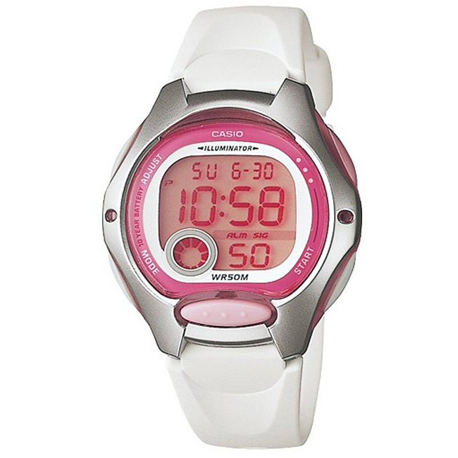 Standard Women's 50m Digital Wrist Watch, LW-200