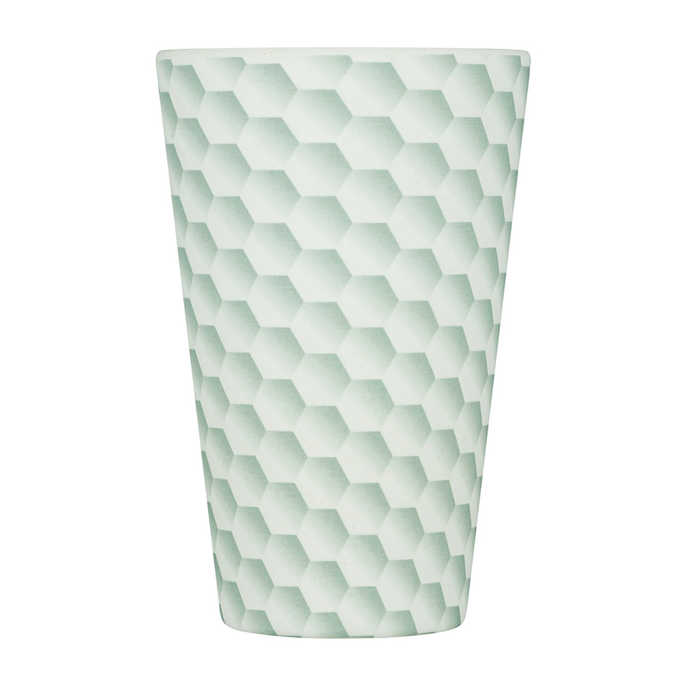 Patterns Natural Fibre Reusable Coffee Cup, 400ml - Image 5