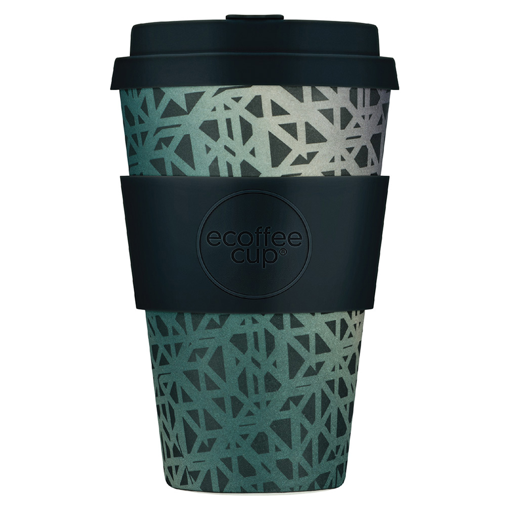 Patterns Natural Fibre Reusable Coffee Cup, 400ml - Image 8