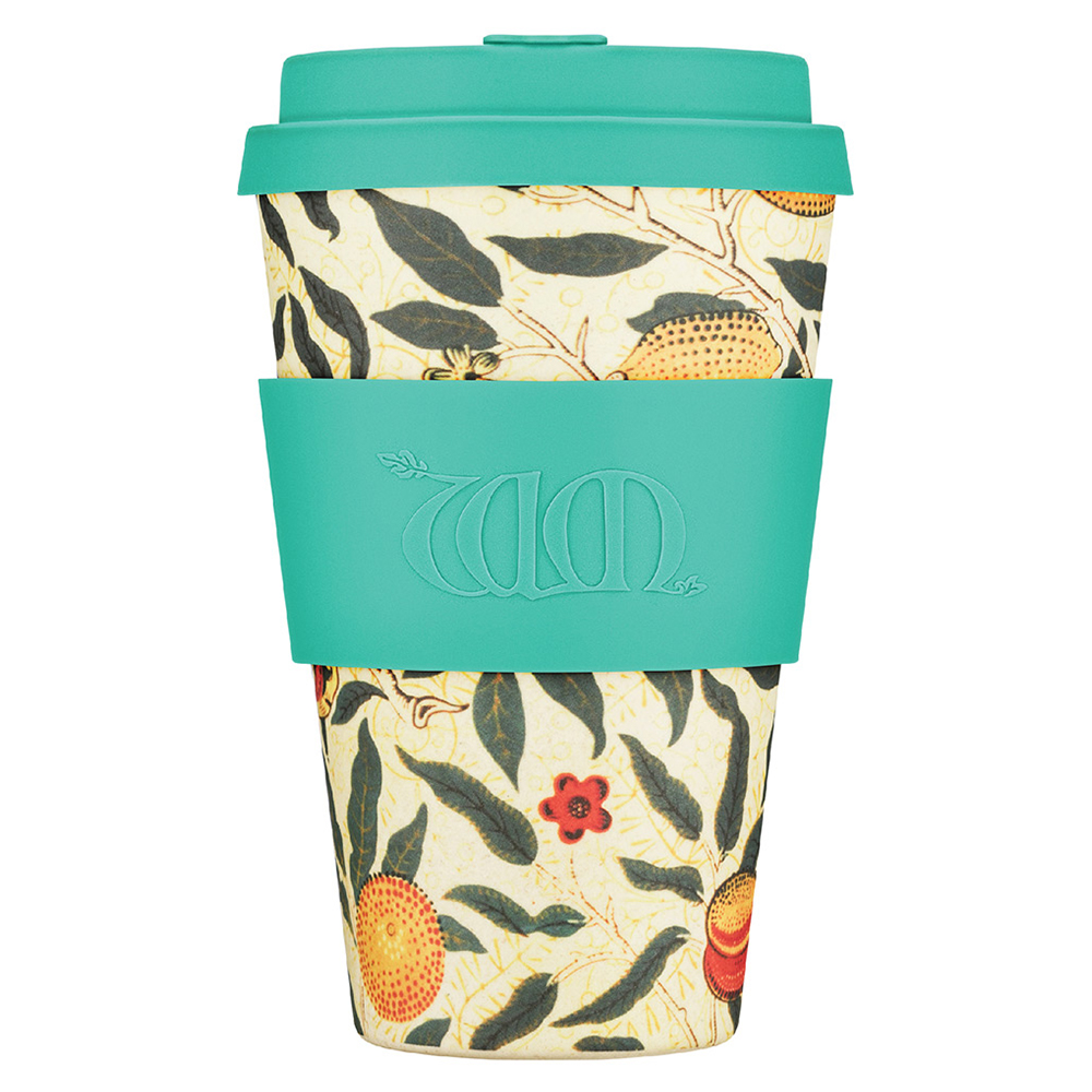 William Morris Natural Fibre Reusable Coffee Cup, 400ml - Image 4