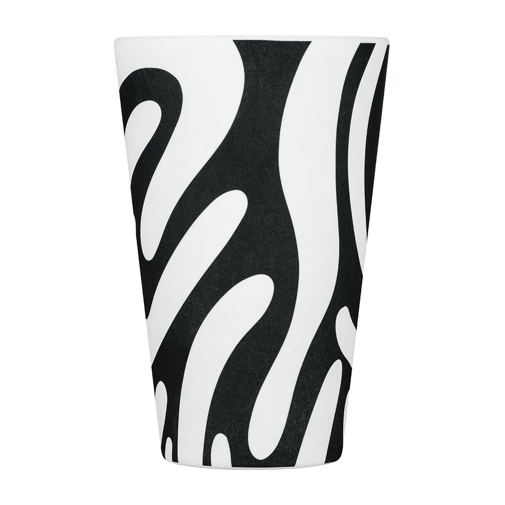 Patterns Natural Fibre Reusable Coffee Cup, 400ml - Image 21