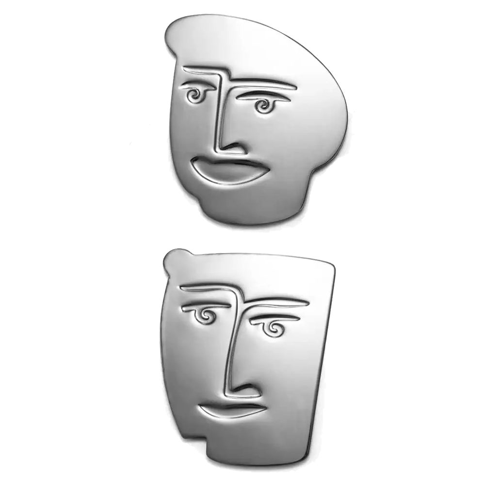 Set Of 2 Coasters, Face Off