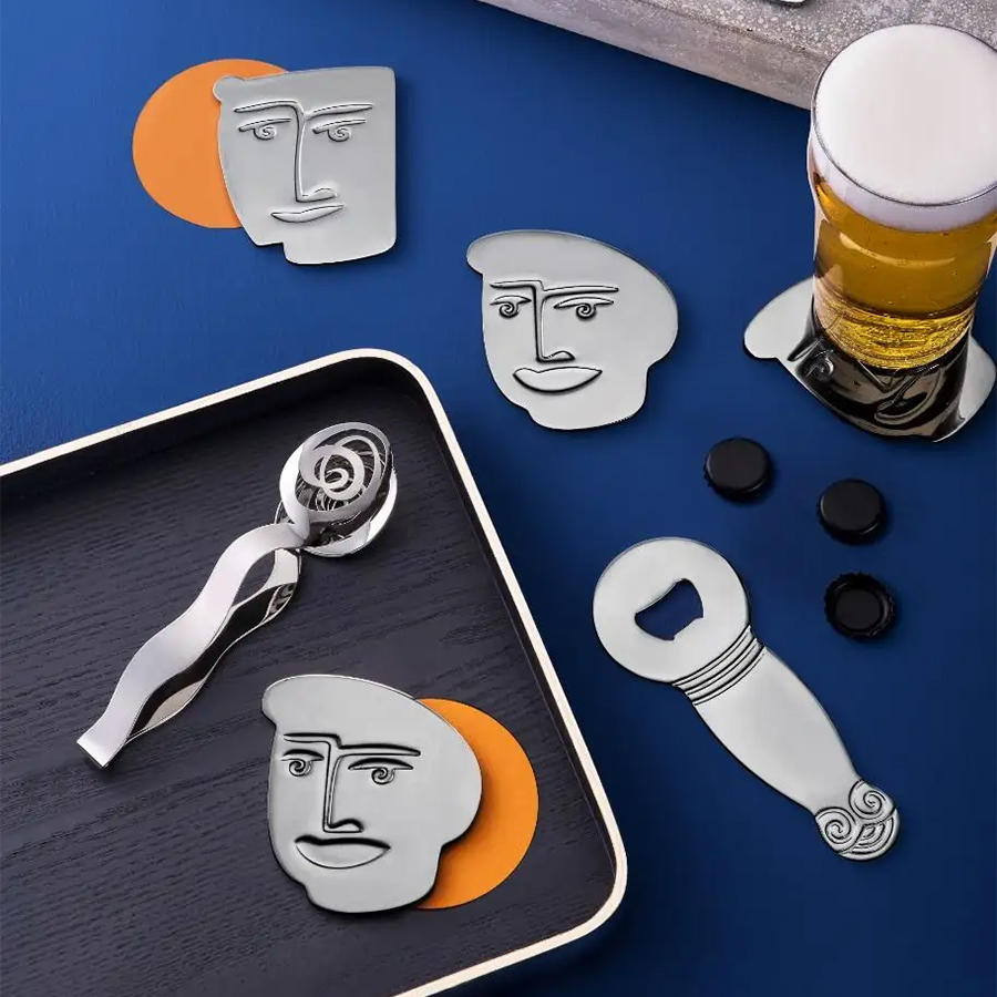 Set Of 2 Coasters, Face Off - Image 2