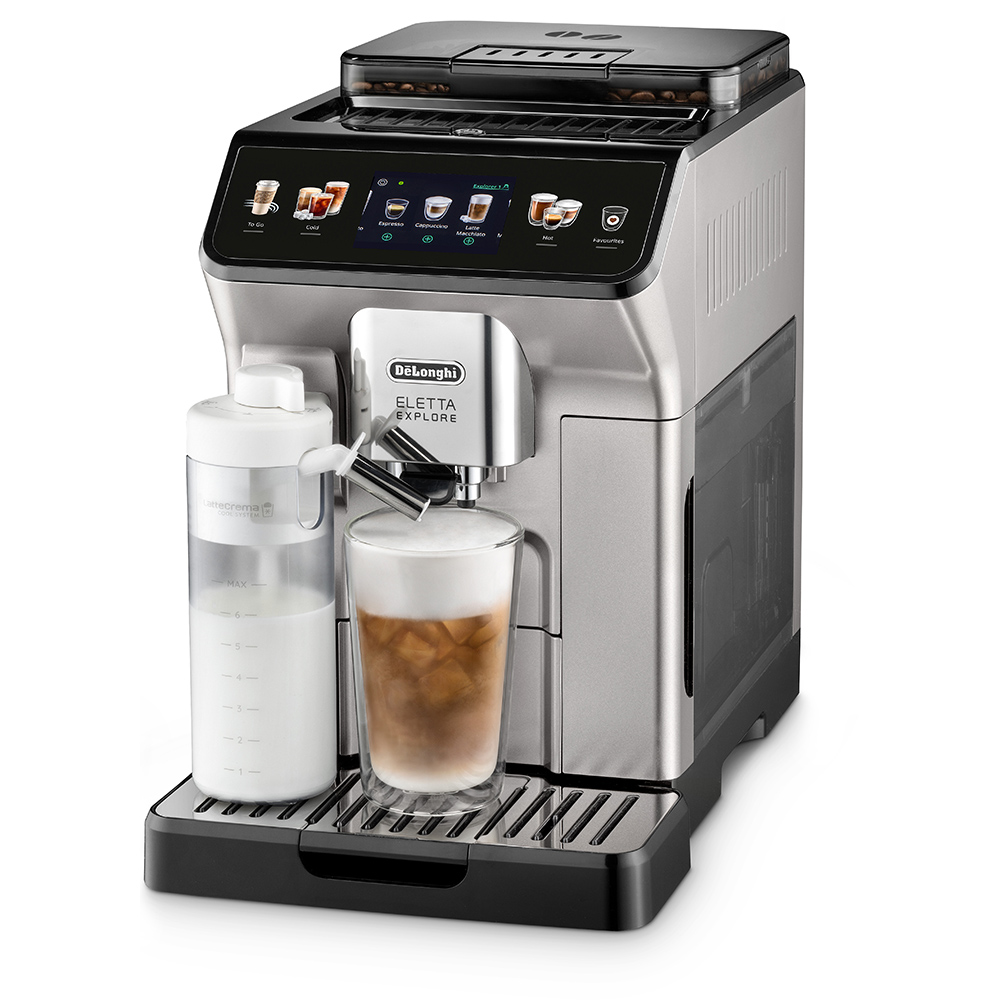 Eletta Explore Hot & Cold Bean-to-Cup Coffee Machine, ECAM450.65S - Image 2