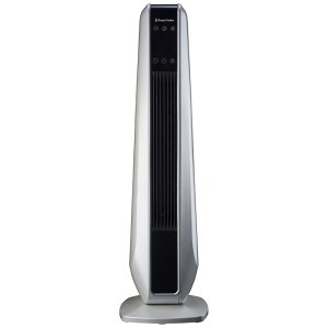 White Ceramic Tower Heater With Remote Control
