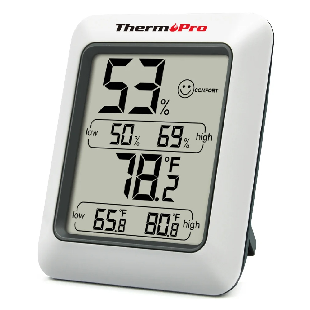 Digital Indoor Hygrometer Temperature And Humidity Monitor