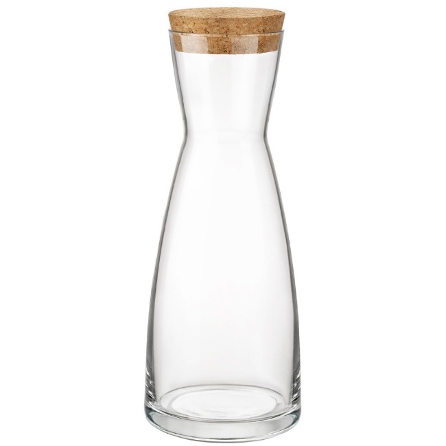 Ypsilon Carafe With Cork Stopper, 500ml