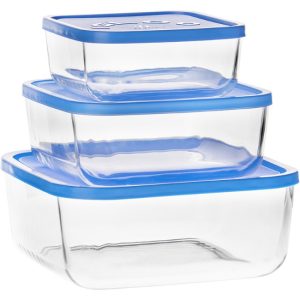 Igloo Square Food Storage Containers, Set Of 3