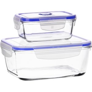 Superblock Rectangular Food Storage Containers, Set Of 2