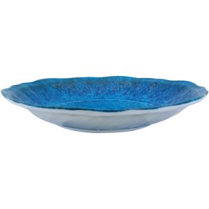 Melamine Mottled Seas Salad Bowl, 25cm