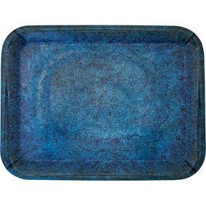 Melamine Mottled Seas Rectangular Tray, 38cm