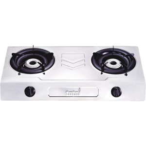 Double Burner Auto Ignition Gas Stove