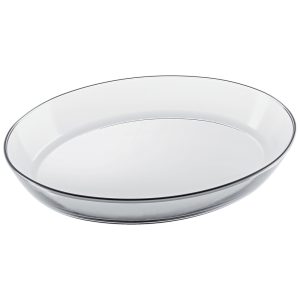 Glass Oval Roasting Dish, 4L