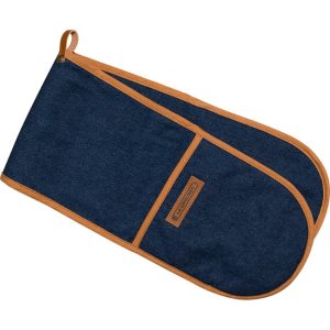 Denim Double Oven Glove