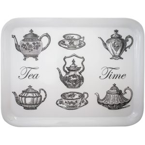 Melamine Tea Time Rectangular Tray, 43cm