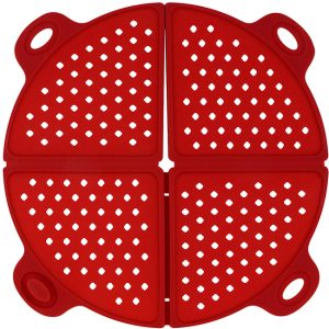 Premium Folding Silicone Splatter Screen, 29cm