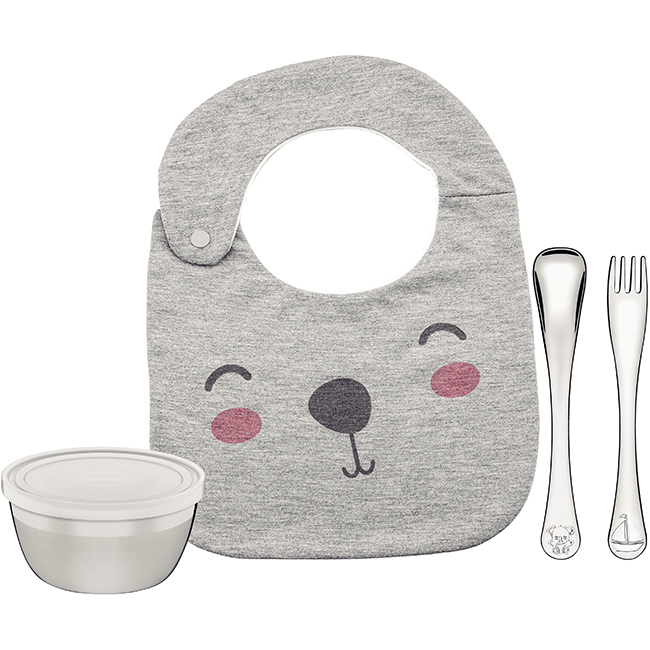 Le Petit Children's Cutlery & Eatware Set For Boys, 4pc