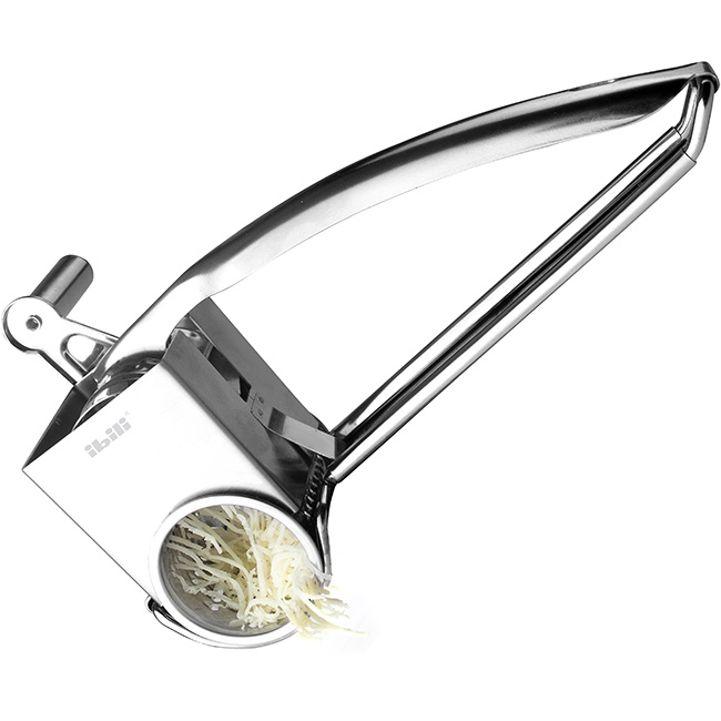 Stainless Steel Rotary Cheese Grater - Image 2