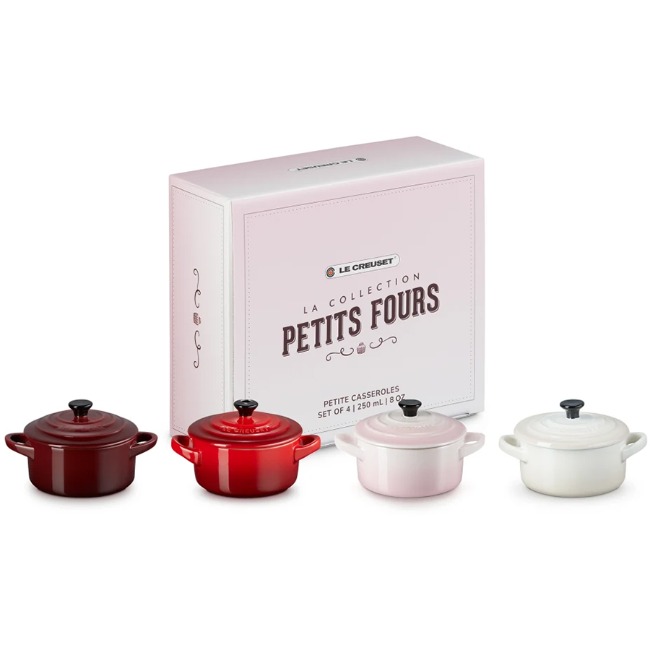 La Collection Petits Fours Mini Cocottes, Set of 4