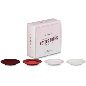 La Collection Petits Fours Appetiser Plates, Set of 4