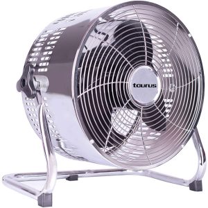 Retro Steel Floor Fan, 25cm