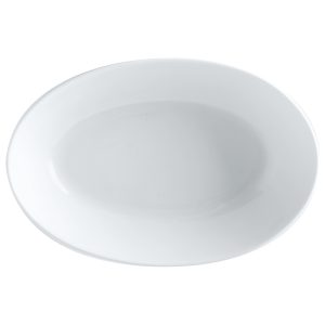 White Basics Oval Bowl, 20cm