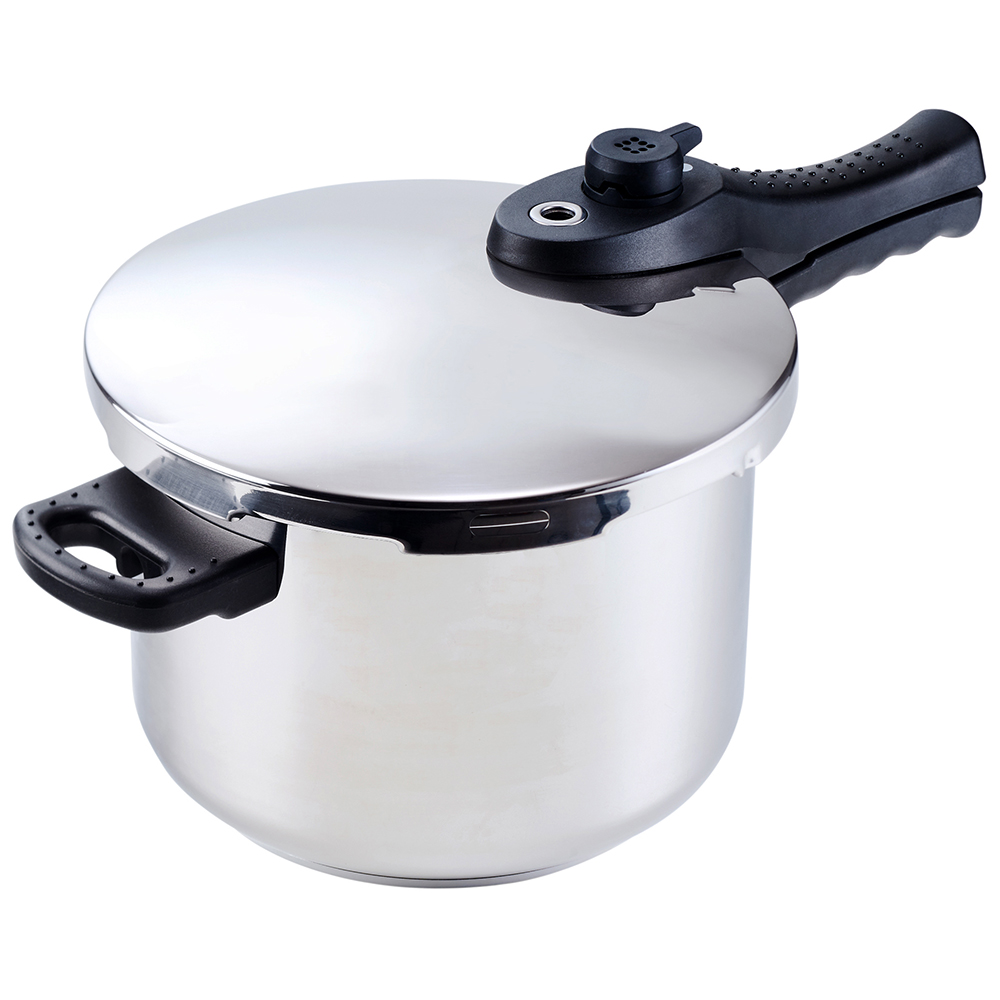 Stainless Steel Pressure Cooker, 6L