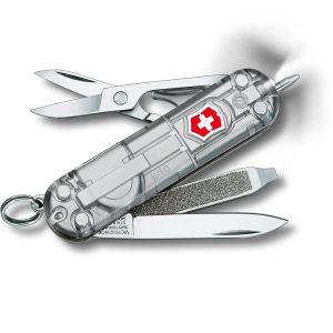 Signature Lite Pocket Knife With LED Light, Silvertec