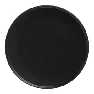 Caviar High Rim Dinner Plate, 26.5cm
