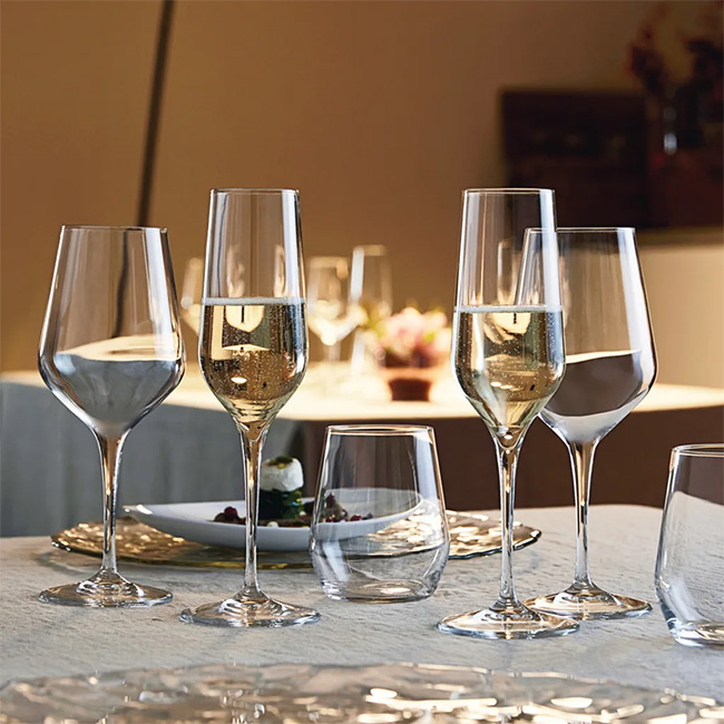 Electra Champagne Flutes, Set of 6 - Image 2