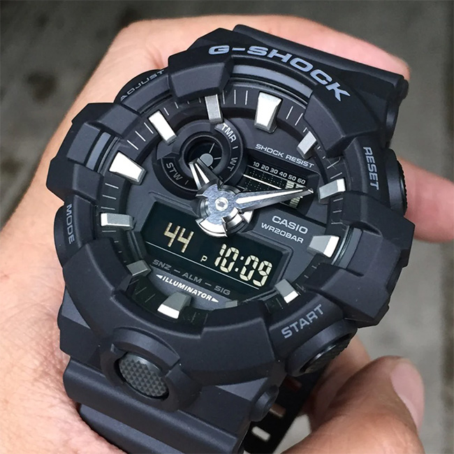 G-Shock 200m AnaDigi Wrist Watch, GA-700-1BDR - Image 3