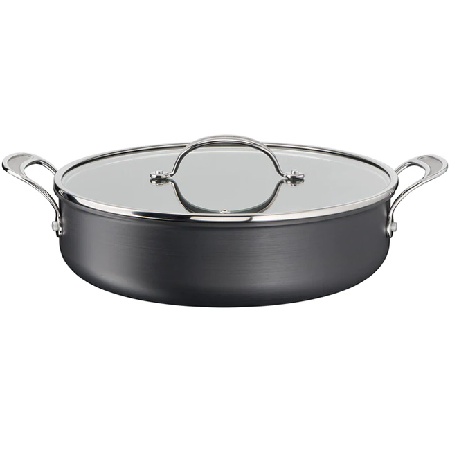 Tefal Cook's Classic 30cm Non-Stick Hard Anodised Shallow Casserole With Lid, 5.4L - Image 7