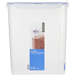 Cereal Container With Flip-Top Lid, 4.3L