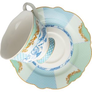 Italian Rose Cup & Saucer