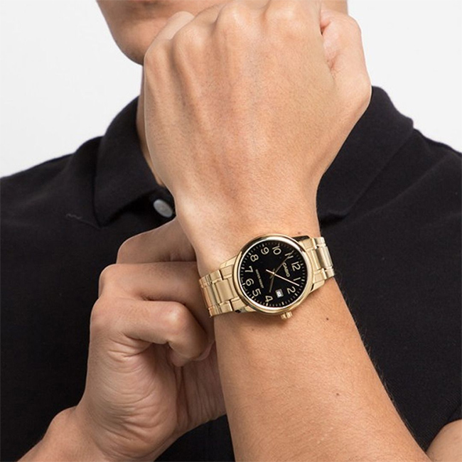 Standard Men's Analogue Wrist Watch, MTP-V002G-1BUDF - Image 2