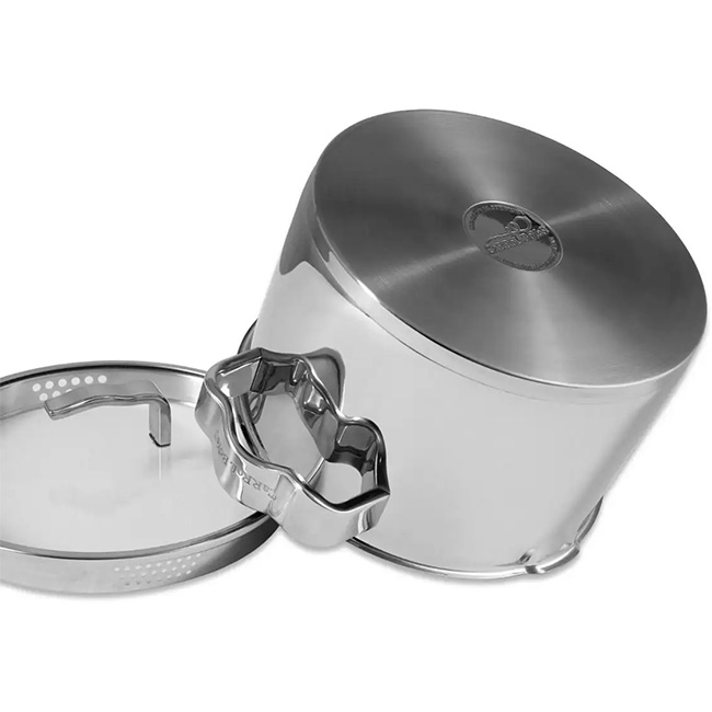 20cm Stainless Steel Casserole Pot, Flow, 7L - Image 4