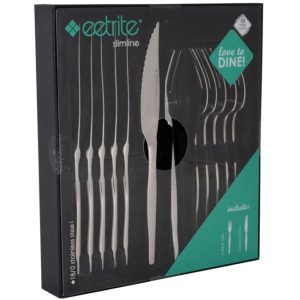 Slimline Steak Knife & Fork Set, 12pc